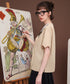 Card Motif Collar Blouse